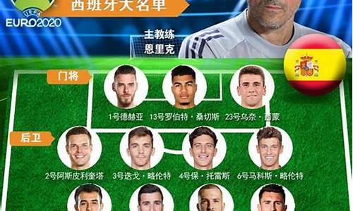 欧洲杯西班牙队名单-欧洲杯西班牙队大名单