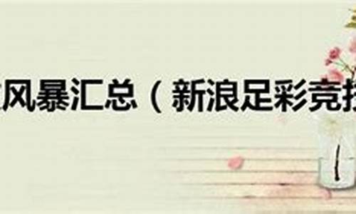 足球频道竞技风暴新浪网-竞技风暴足彩对阵