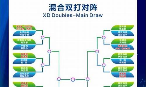 羽毛球八人转对阵表-八人转羽毛球比赛