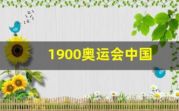 1900奥运会中国-1900年奥运会排名