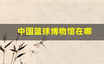 中国篮球博物馆在哪-tracy的篮球博物馆