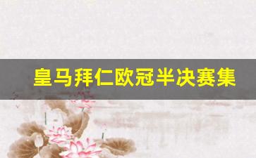 皇马拜仁欧冠半决赛集锦-皇马对拜仁欧冠半决赛