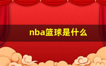 nba篮球是什么-nba篮球比赛