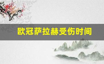 欧冠萨拉赫受伤时间-萨拉赫参加欧洲杯