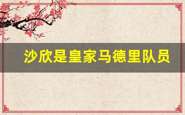 沙欣是皇家马德里队员吗-沙欣转会皇马