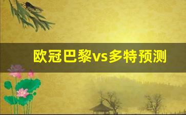 欧冠巴黎vs多特预测-巴黎对多特次回合